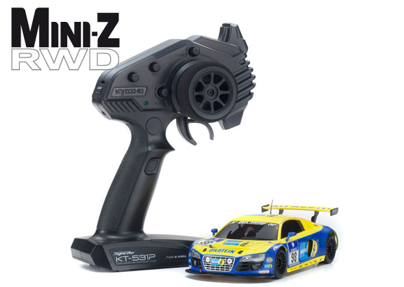 Kyosho Mini-z RWD Audi R8 LMS NRG Gialla 01