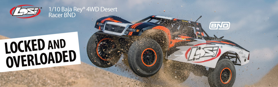 Losi Baja Rey Desert Racer brushless bnd 1