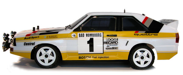 The Rally Legends Audi Quattro 1985 rtr side