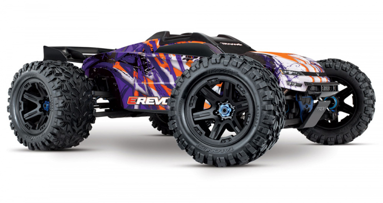 Traxxas e-revo Monster Truck Brushless 1/10 viola 02