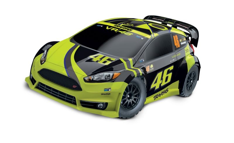 Traxxas Ford fiesta st 4wd 1/10 rally vr46 rtr 01b