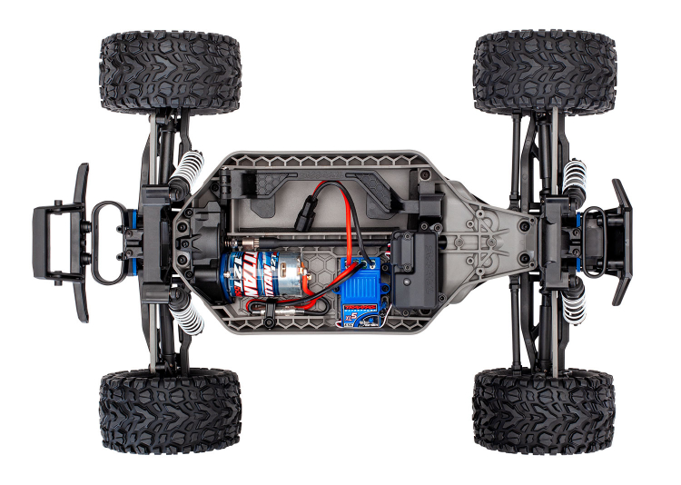 Traxxas Rustler 4x4 Brushed Blue rtr 03