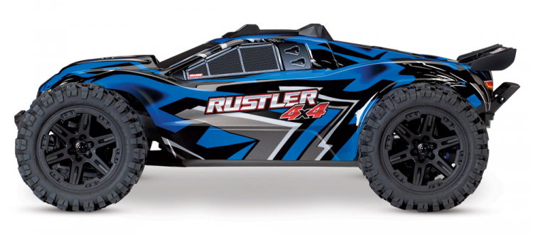 Traxxas Rustler 4x4 Brushed Blue rtr 07