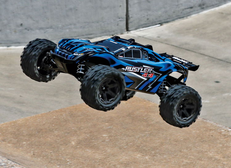 Traxxas Rustler 4x4 Brushed Blue rtr 08