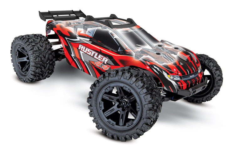 Traxxas Rustler 4x4 Brushed Red rtr 01