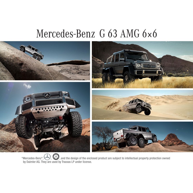 Traxxas TRX6 Mercedes g63 amg 6x6 Rc 6x6 rtr 4